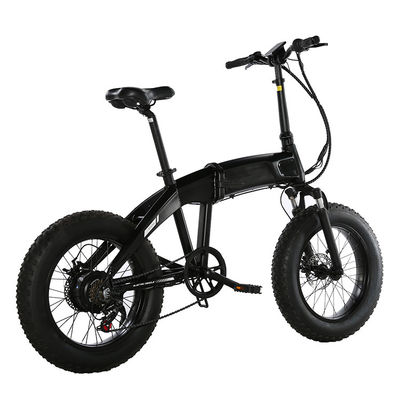 OEM Fat Tire Electric Mountain Bike, Sepeda Gunung Roda 20 Inch Pra Rakitan