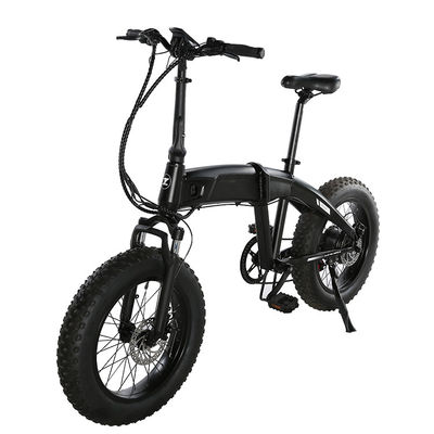 OEM Fat Tire Electric Mountain Bike, Sepeda Gunung Roda 20 Inch Pra Rakitan