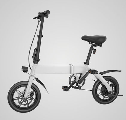 14 Mini Lipat Aluminium Alloy Sepeda Listrik Sepeda Listrik Dengan Baterai Tersembunyi