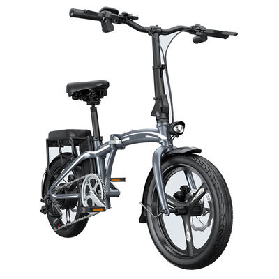 20 Inch Sepeda Listrik Bingkai Baja Garpu 48V 250W Shimano 7 Kecepatan Lipat E Sepeda Sepeda Listrik