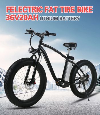 Sepeda Listrik 26 Inch Mountain Beach Ebike Fat Tire Sepeda Listrik Untuk Dewasa