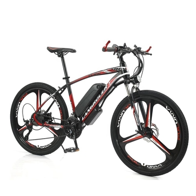 Sepeda Baterai Lithium 36V Listrik 250W Garpu Suspensi yang Dapat Dikunci Ebike Mount